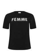 Kcariana T-Shirt Black Kaffe Curve