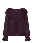 Leiana Blouse Purple Noella