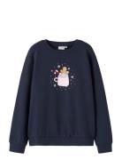 Nkfvismas Ls Nreg Sweat Bru Navy Name It
