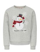 Kogyda Life Xmas L/S O-Neck Box Swt Grey Kids Only