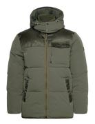 Hooded Puffer Jacket Khaki Scotch & Soda