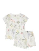 Pyjama Tee Shorts Strawberry White Lindex