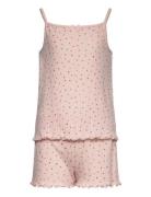 Pajama Pointelle Ss Pink Lindex