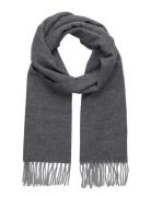 Wool-Cashmere Herringb Scarf Grey Lauren Ralph Lauren