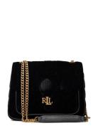 Velvet Small Bradley Convertible Bag Black Lauren Ralph Lauren