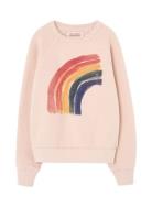 Rainbow Shark Sweatshirt Pink THE ANIMALS OBSERVATORY