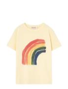 Rainbow Rooster T-Shirt Yellow THE ANIMALS OBSERVATORY