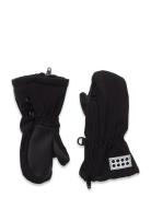 Lwaripo 702 -Mittens Softshell Black LEGO Kidswear
