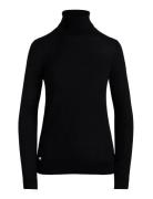 Silk-Blend Turtleneck Sweater Black Lauren Ralph Lauren