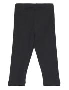 Leggings Basic Rib Black Lindex