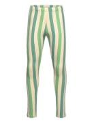 Leggings Striped Green Lindex