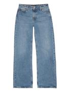 Wide Heidi Worn Treasure Blue Nudie Jeans