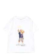 Polo Bear Cotton Jersey Tee White Ralph Lauren Kids