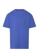 Cotton Jersey Pocket Tee Navy Ralph Lauren Kids