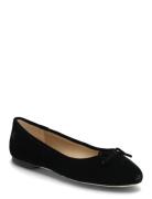 Jayna Iii Velvet Flat Black Lauren Ralph Lauren