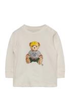Polo Bear Cotton Long-Sleeve Tee White Ralph Lauren Baby