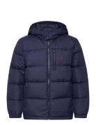 Ripstop Down Hooded Jacket Navy Ralph Lauren Kids