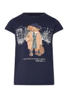 Polo Bear Cotton Jersey Tee Navy Ralph Lauren Kids