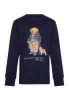 Polo Bear Cotton Long-Sleeve Tee Navy Ralph Lauren Kids