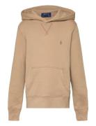 Fleece Hoodie Beige Ralph Lauren Kids
