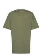 Cotton Jersey Crewneck Tee Green Ralph Lauren Kids