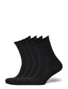 Sock 4 P Structures Black Lindex