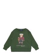 Polo Bear Fleece Sweatshirt Green Ralph Lauren Kids