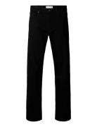 Slh196-Straight Ben Stay Black 600 Jeans Black Selected
