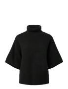 Yasemila 2/4 Wool Knit Pullover S. Noos Black YAS