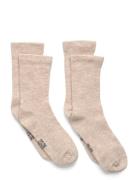 Baby Wool Socks Beige Minymo