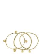 Capri 3-Pack Bracelet Silver Gold Bud To Rose