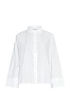 Mschnatalia Zenika Boxy Shirt White MSCH Copenhagen