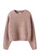 Nkfholly Ls Boxy Short Knit Noos Pink Name It
