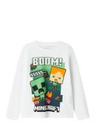 Nkmac Minecraft Ls Nreg Top Box Noos Bfu White Name It