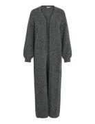 Vinynni Open L/S Long Knit Cardigan/Ln Grey Vila