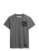 Vintage Athletic Chest S/S Tee Grey Superdry