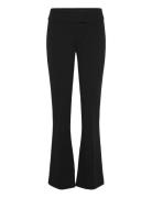 Soft Suit Flared Trousers Black Bubbleroom
