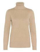 J2046, Milasz Rollneck Pullover Beige Saint Tropez