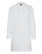 V-Neck Tunic Dress L\S White G-Star