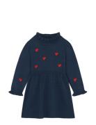 Benna Winter Dress Navy Fliink