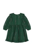 Bowie Ls Dress Green Fliink