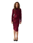 Lavinia L/S Dress Burgundy Noella
