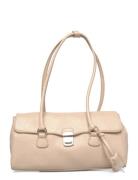 City Shoulder Bag With Flap Beige Mango