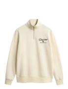 Graphic Half Zip Cream GANT