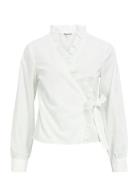 Objhope L/S Wrap Shirt E Aw Fair 25 White Object