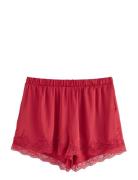Shorts Lace Satin Red Lindex