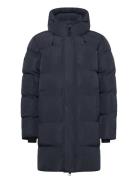 Hooded Sports Puffer Mid Jkt Navy Superdry