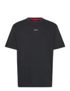 Split Logo_T-Shirt Black HUGO