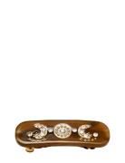 Moonphase Hairclip, Mocha Brown Maanesten