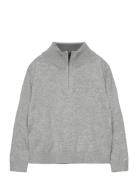 Perkins-Neck Sweater Grey Mango